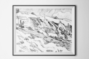 Интерпретация картины "Группа коттеджей", Винсент ван Гог