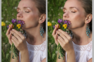 Пример портретной ретуши