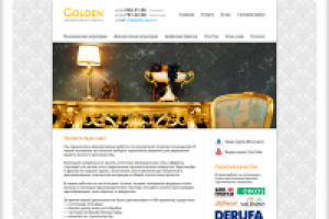 Сайт-визитка "Golden Decor"