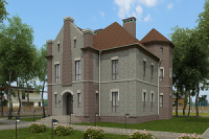 Визуализация коттеджа