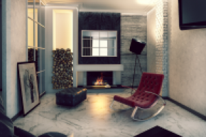 Визуализация гостиной 2