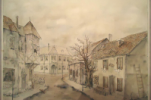 Акварель "Мястэчка"