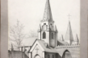 Тушевая Графика "Касьцел" 60 х 40 см