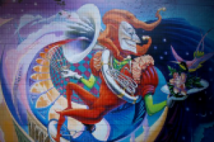 "Добрые Люди"  монументальная роспись.