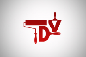 Вариант логотипа строительного магазина "TDV"