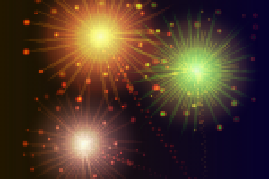 Векторный фейерверк