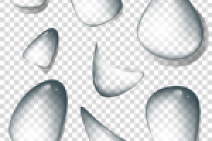 Векторный капли воды