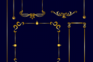 Векторные винтажные рамки