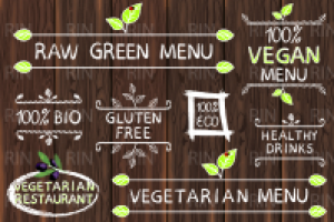 Фирменный стиль для вегетарианского кафе