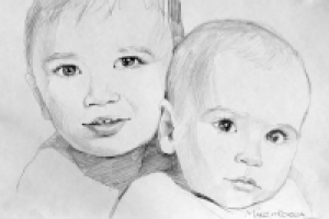 Портрет по фото. Детский портрет.