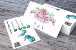 Визитка "Авторские украшения из камней"