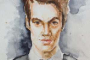 Акварельный портрет №1