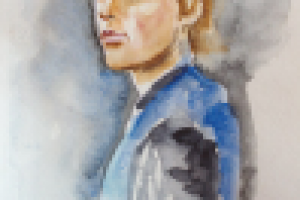 Акварельный портрет №3