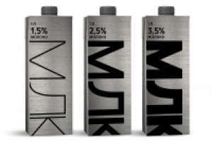 Упаковка линейки молока