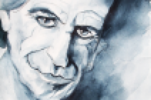 Акварельный портрет Кита Ричардса