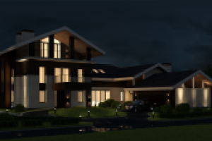 Частный жилой дом. Новая Рига.