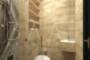 Таунхаус. Гостевой санузел. Долгопрудный.