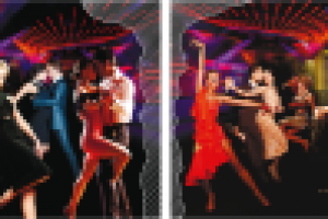 Баннер-коллаж в ниши стен танц. ресторана"Революция" 5,27мх3,50м