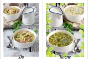 Обработка фотографий для меню и другой рекламы