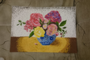 Натюрморт в технике пуантель