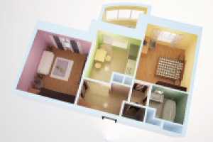 Планировка квартиры (ракурс1)