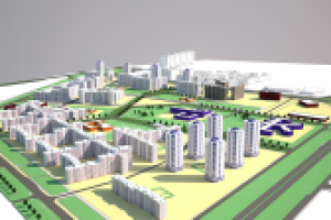 Эскизный проект жилой застройки.