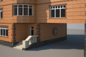 3D модель коттеджа