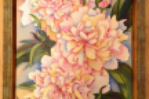"Пионы"(живопись маслом)