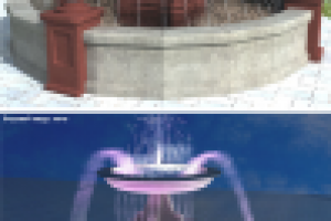 ЭП. Двухуровневые фонтаны, г. Казань