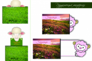 Раздаточный материал для рекламной акции магазина натуральных пр