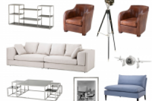 Коллаж гостиной