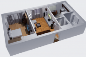 2х-комнатная квартира