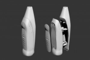 Редизайн корпуса массажера для лица, фирмы "revitalion"