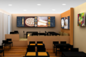 покраска стен + настенные щиты,лайтбоксы