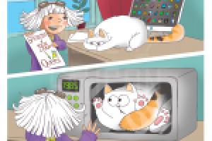 Иллюстрация "Приключения кота Людвига"