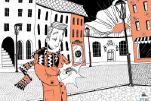 Иллюстрация к сказке "Волшебные часы"