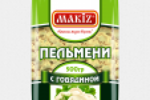 Упаковка пельменей Makiz (вариант)