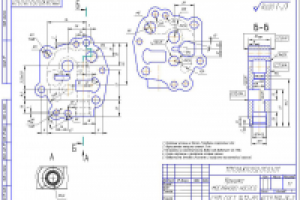 Крышка верхней секции масляного насоса ЗИЛ-130