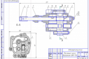 Масляный насос двигателя ЗИЛ-130