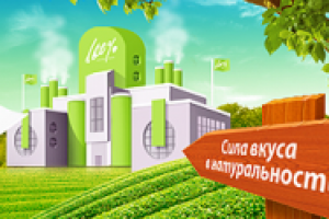 Сайт фабрики замороженных продуктов «100%»