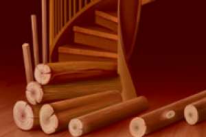 Постер для фабрики лестниц и дверей