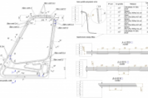 Выпуск чертежей для деталей вертолета