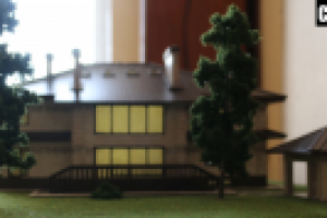 Макет особняка. М1:75. Материал: ПВХ. 30 000 руб.