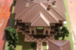 Макет особняка. М1:75. Материал: ПВХ. 30 000 руб.