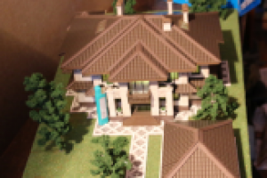 Макет особняка. М1:75. Материал: ПВХ. 30 000 руб.