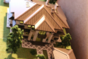 Макет особняка. М1:75. Материал: ПВХ. 30 000 руб.