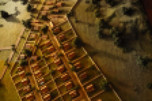 Макет поселка. М1:500