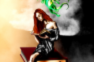 эскиз. "погружение в книжный мир"