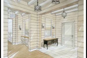 Загородный дом из бруса в КП "Grand Marina Club"