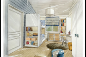 Загородный дом из бруса в КП "Grand Marina Club"